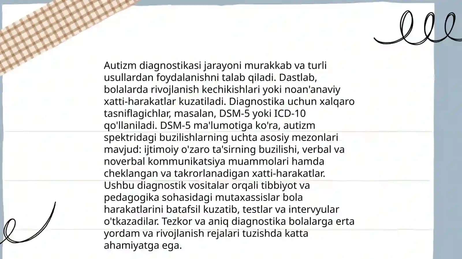 Autizim sindromli bolalar 4