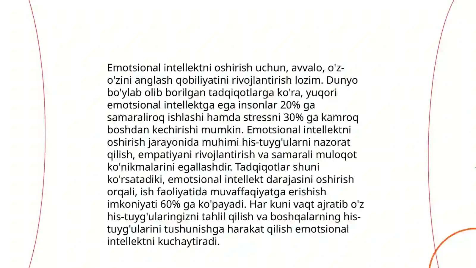 Ijobiy qobiliyatni o'stirish 4