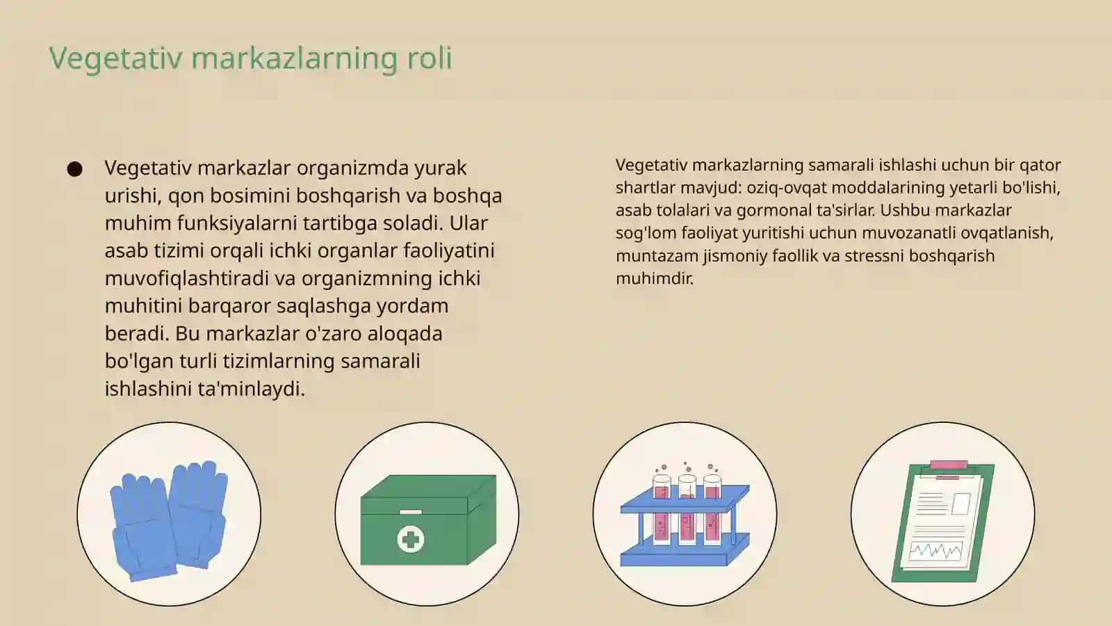 Vegetativ oliy markazlar vaularning funksional ahamiyati 4