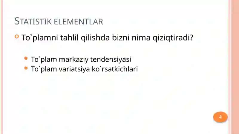 Ekonometrik modellashtirish asoslari 4