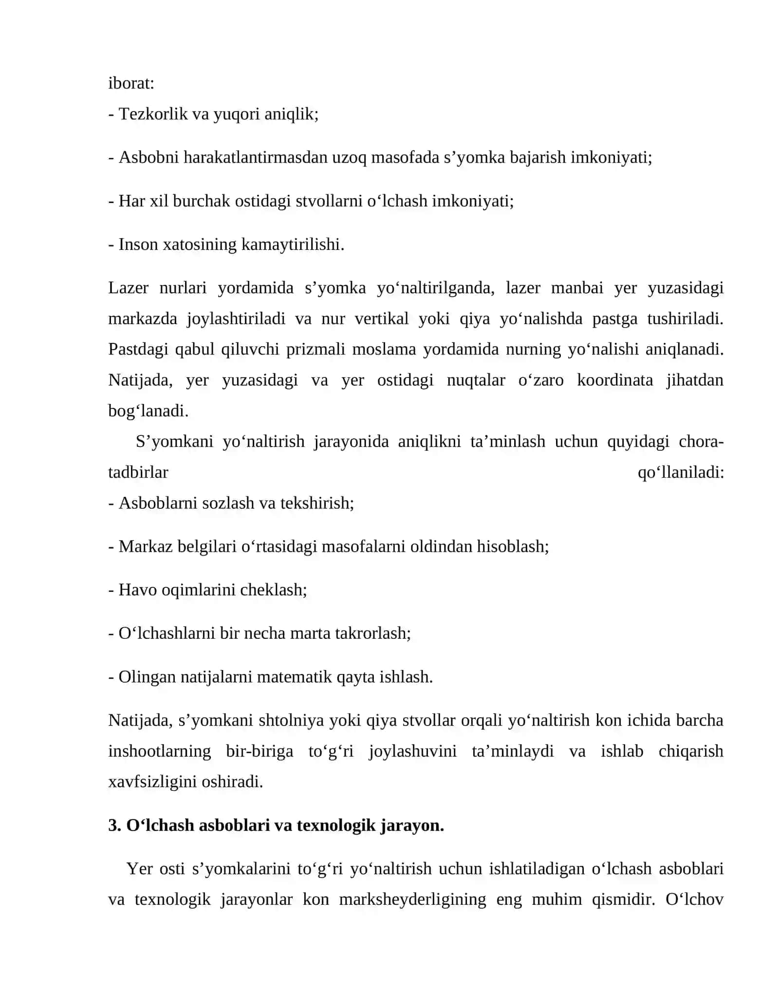 Qiya stvolni o'tishda marksheyderlik ishlari 4