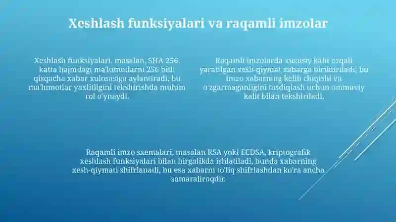 Kriptografik ilovalar 4