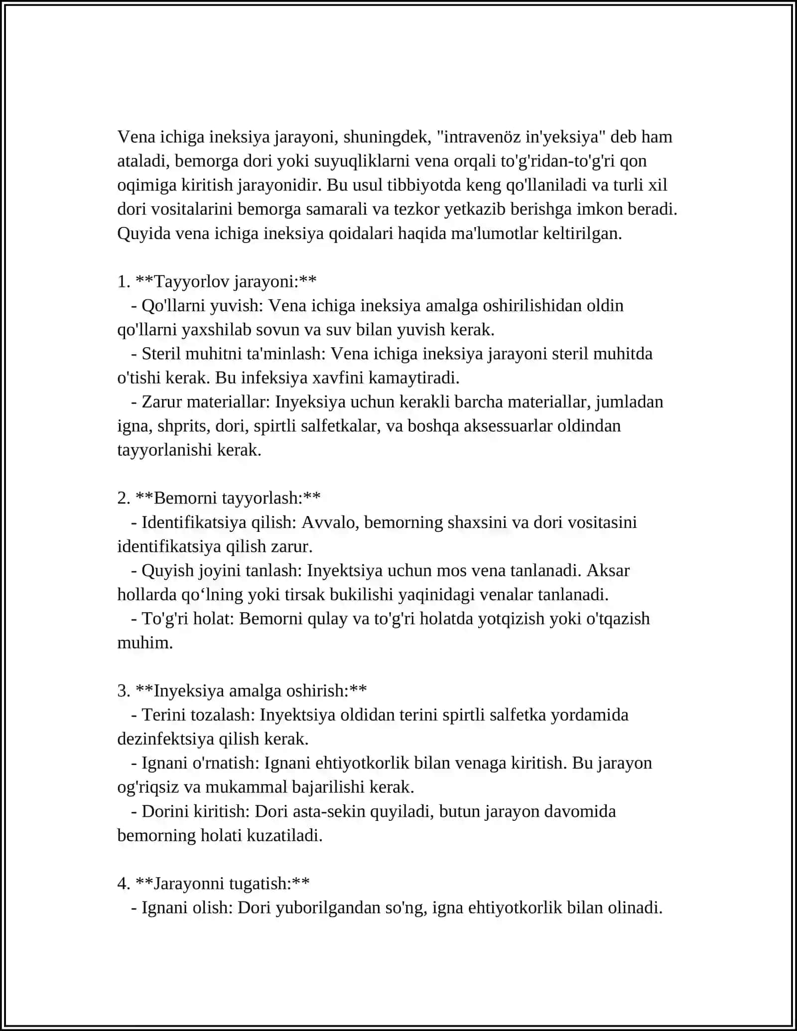 Vena Ichiga Ineksiya 4