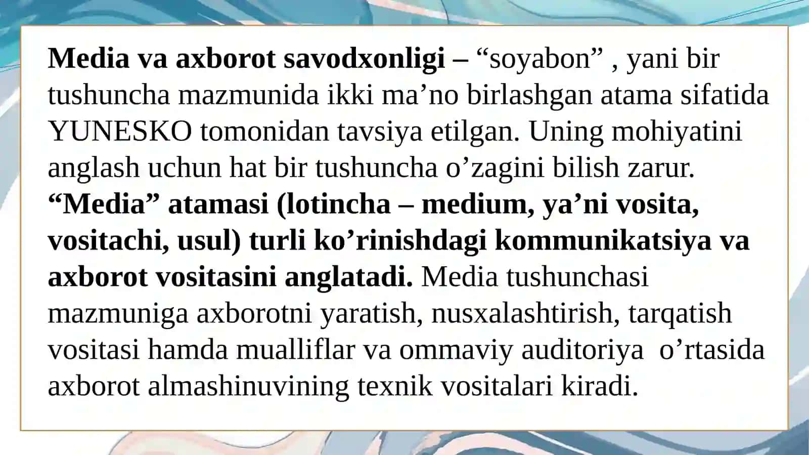 Mediasavodxonlik va axborot madaniyati evolyutsiyasi 4