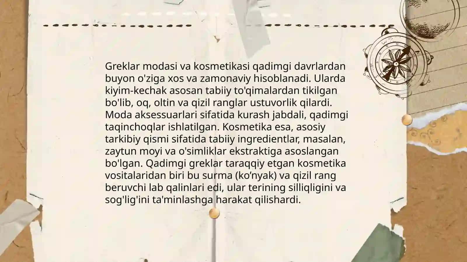 Qadimgi Gretsiyada kosmetikani qo'llanilishi 4