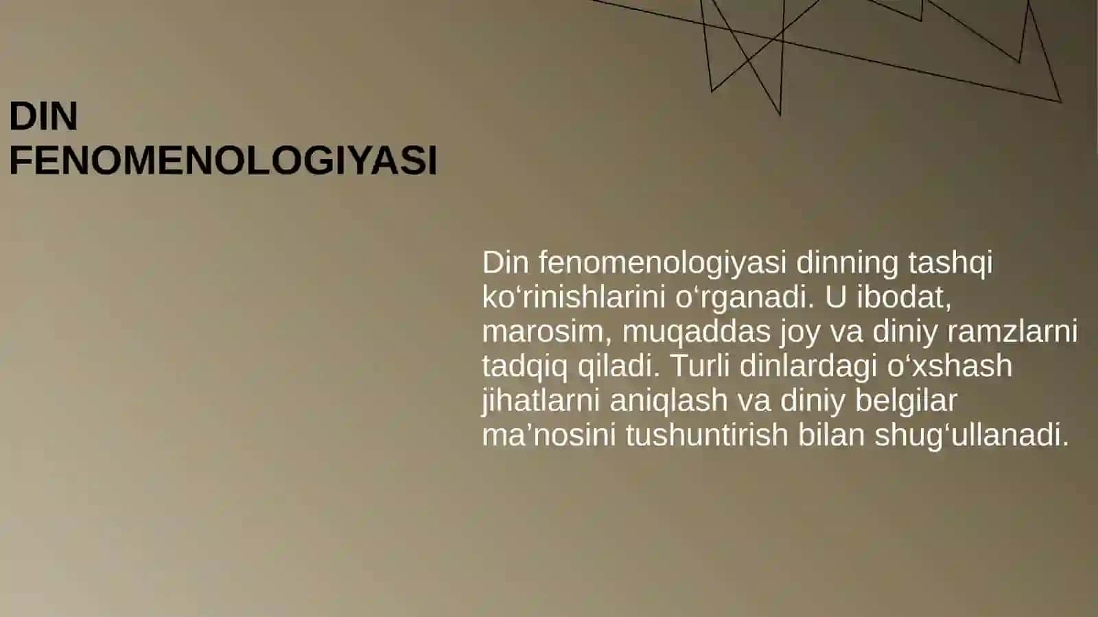 Dinshunoslik Fanining Vazifalari 4