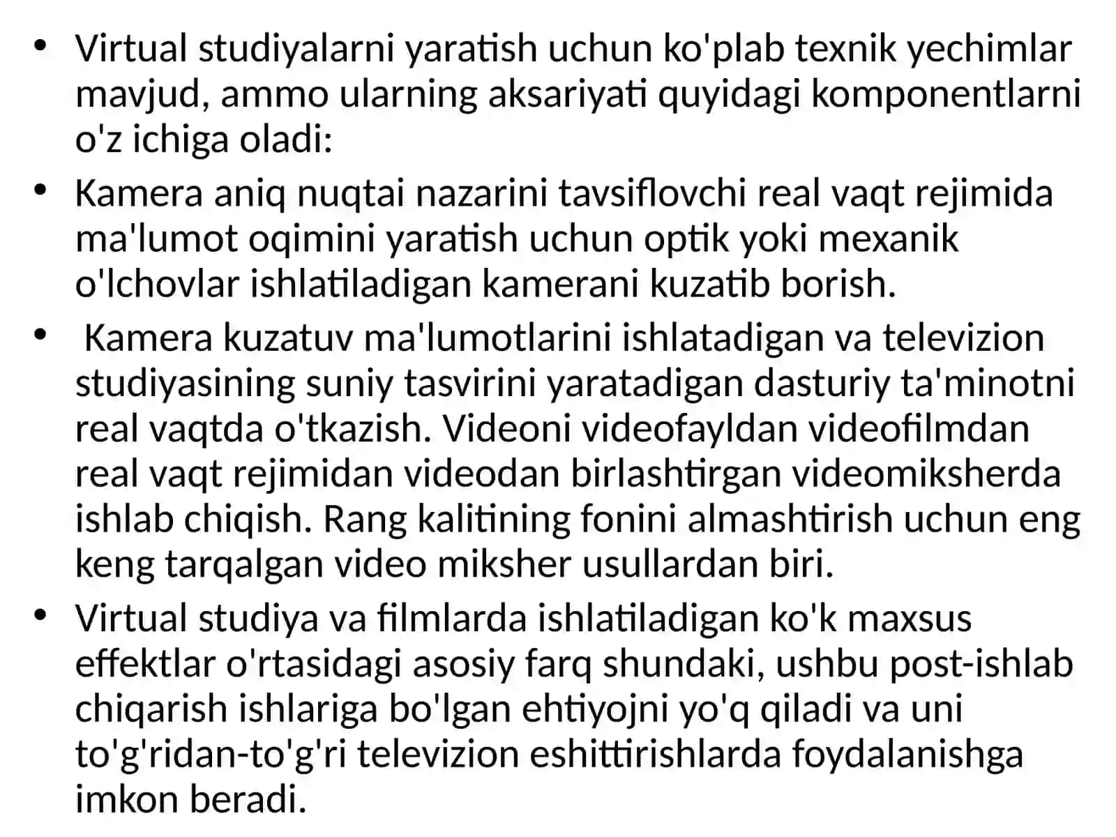 Virtual studiyalar va ularning imkoniyatlari 4