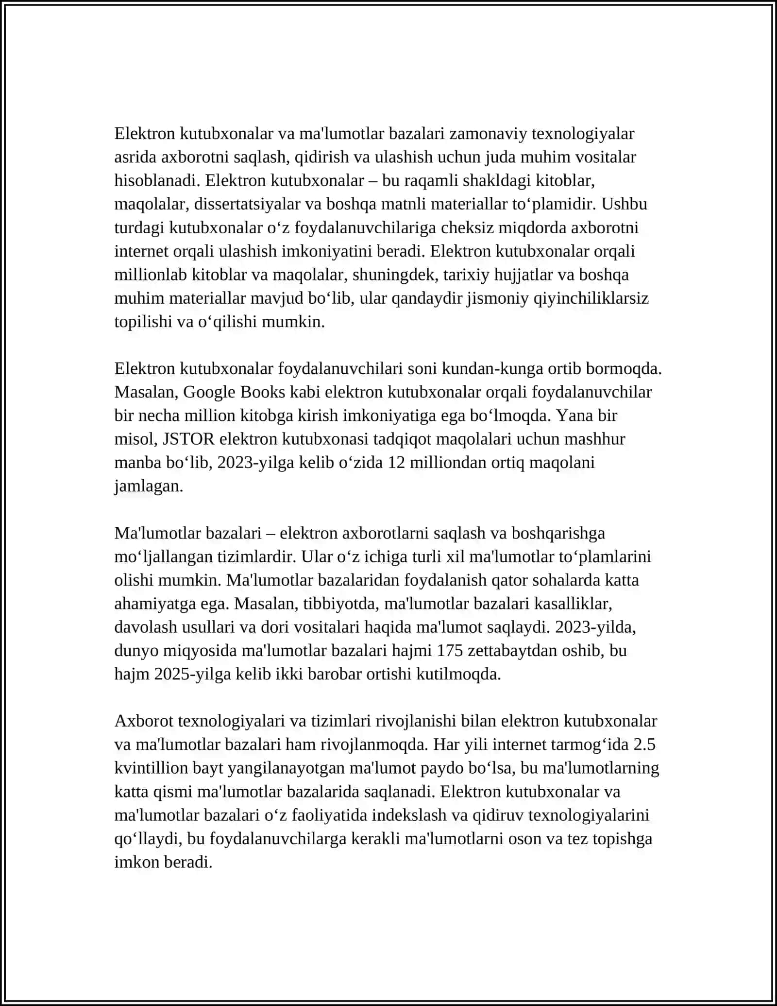 ELEKTRON TA'LIM PLOTFORMALARINI RIVOJLANTIRISH 4