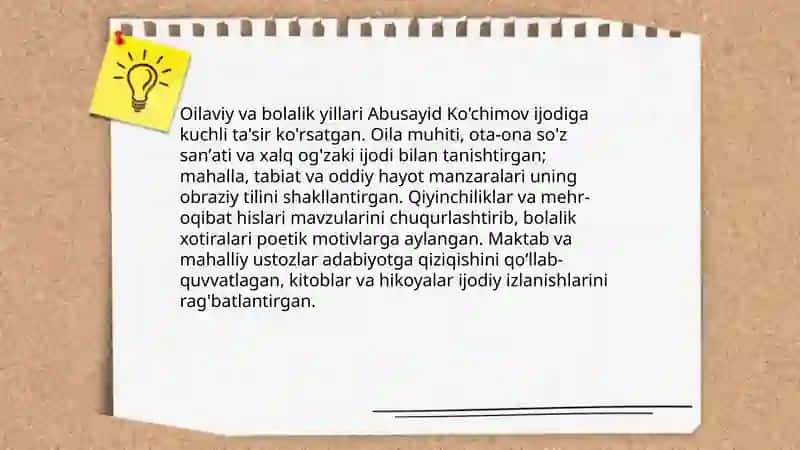 Abusayid Ko'chimov hayoti va ijodi 4