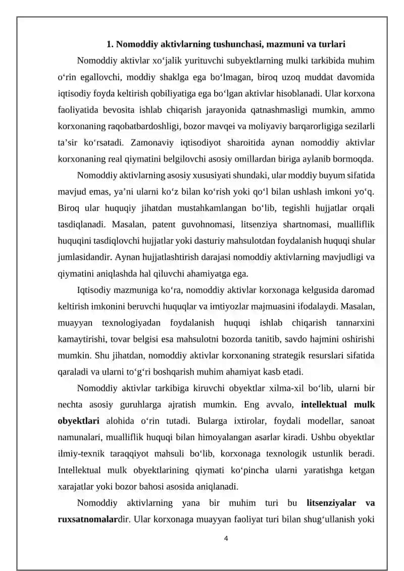 Nomoddiy aktivlar audit 4