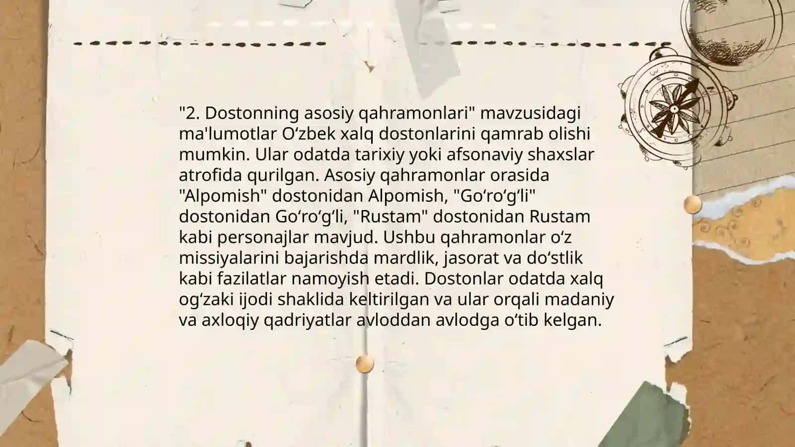 Ravshan"dostonidagi qahramonlik sahnalarini tahlil qilish 4