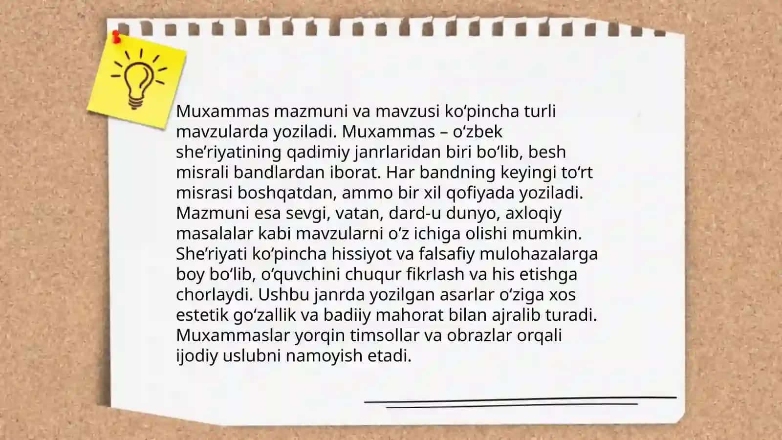 Amiriyning muxammas uslubi 4