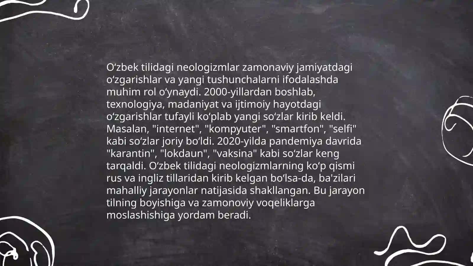 Oʻzbek tilining leksik qatlamlari 4