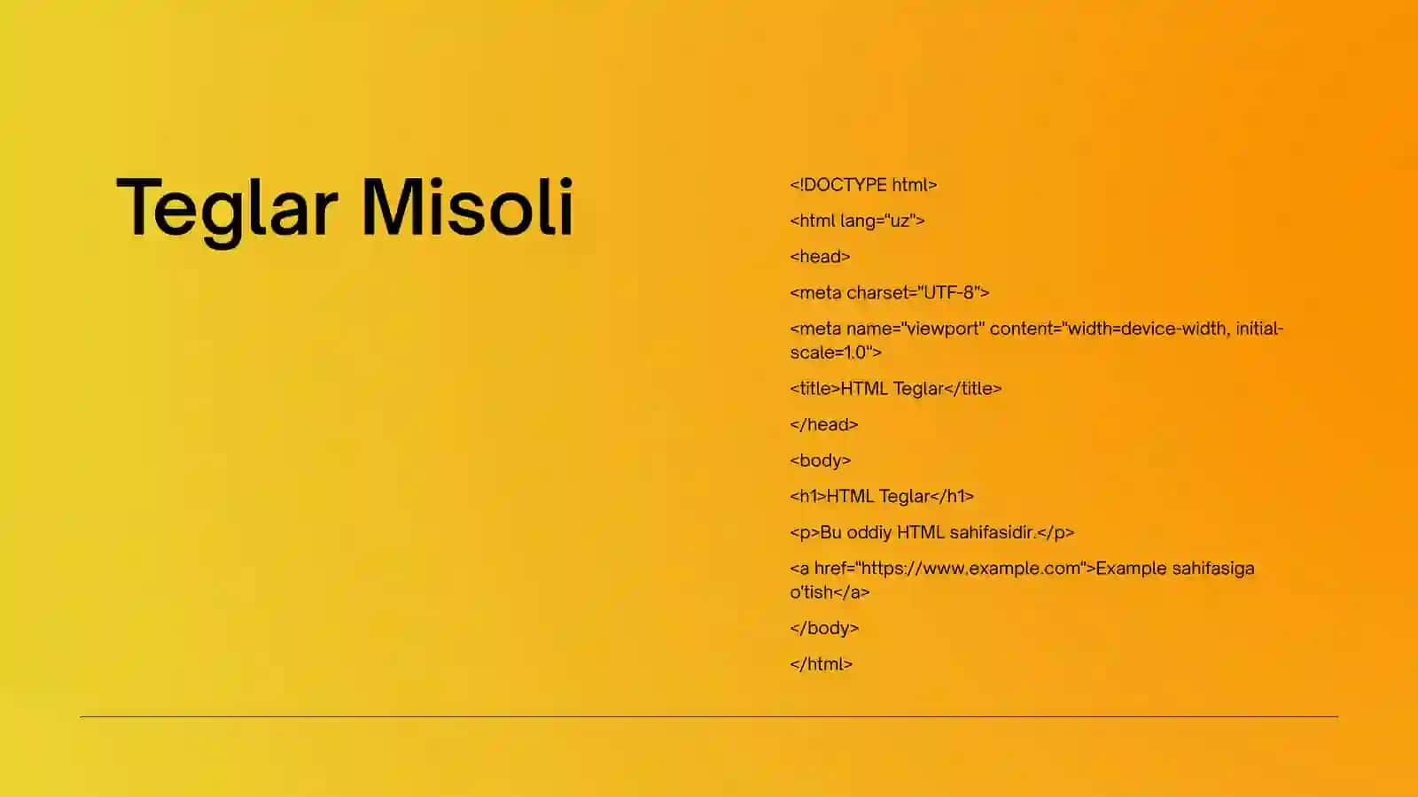 HTML Teglar 4