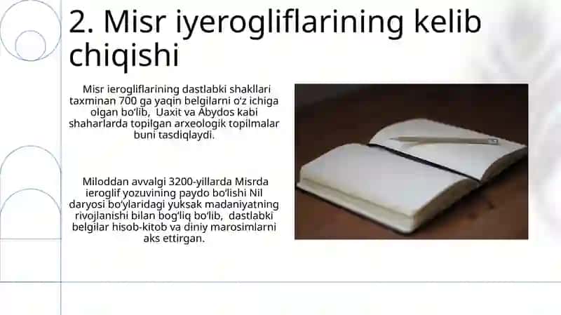 Qadimda yozuvning paydo boʻlishi 4