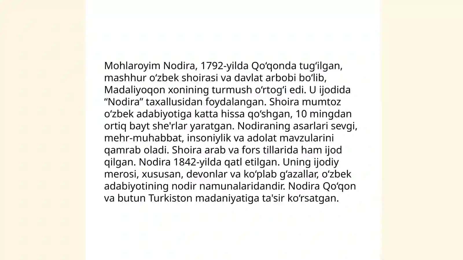Jahonotin Uvaysiy va Mohlaroyim Nodira 4