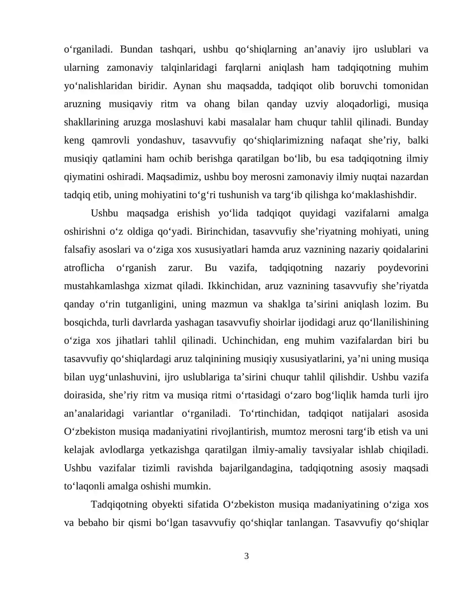 Tasavvufiy qo'shiqlarda aruzning badiiy va musiqiy talqini 4