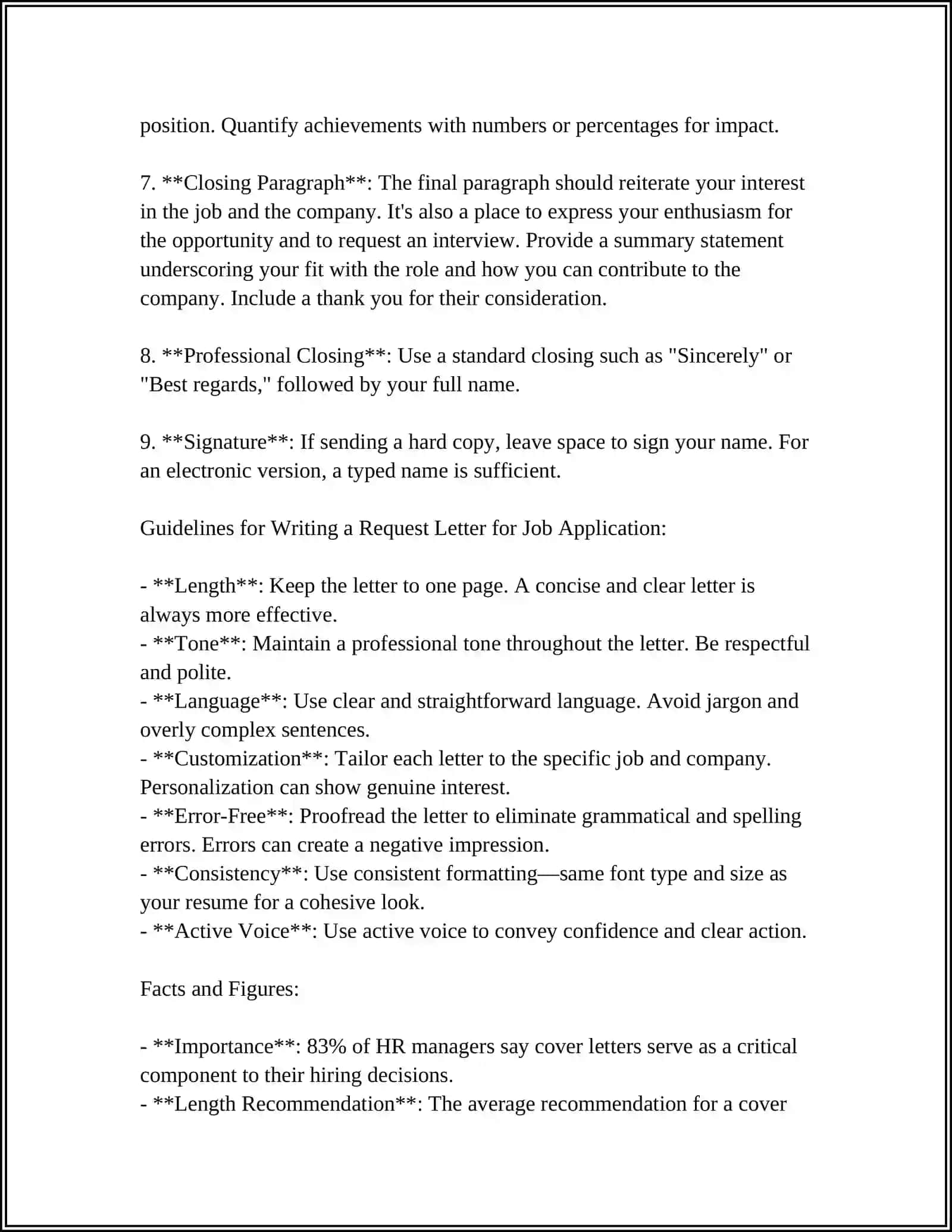 Mavzu: REQUEST LETTER 4