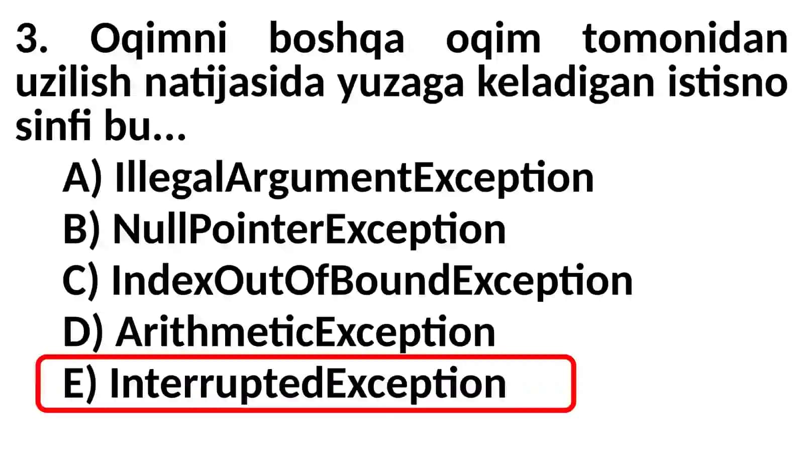 C# Istisno holatlar 4