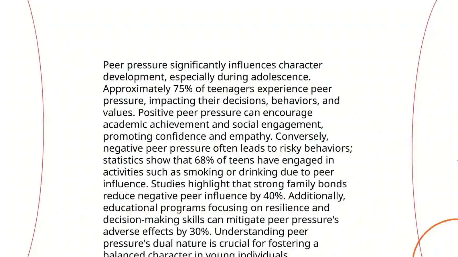 Personality and character og youngsters 4
