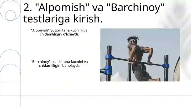 "Alpomish" va "Barchinoy" maxsus testlari 4