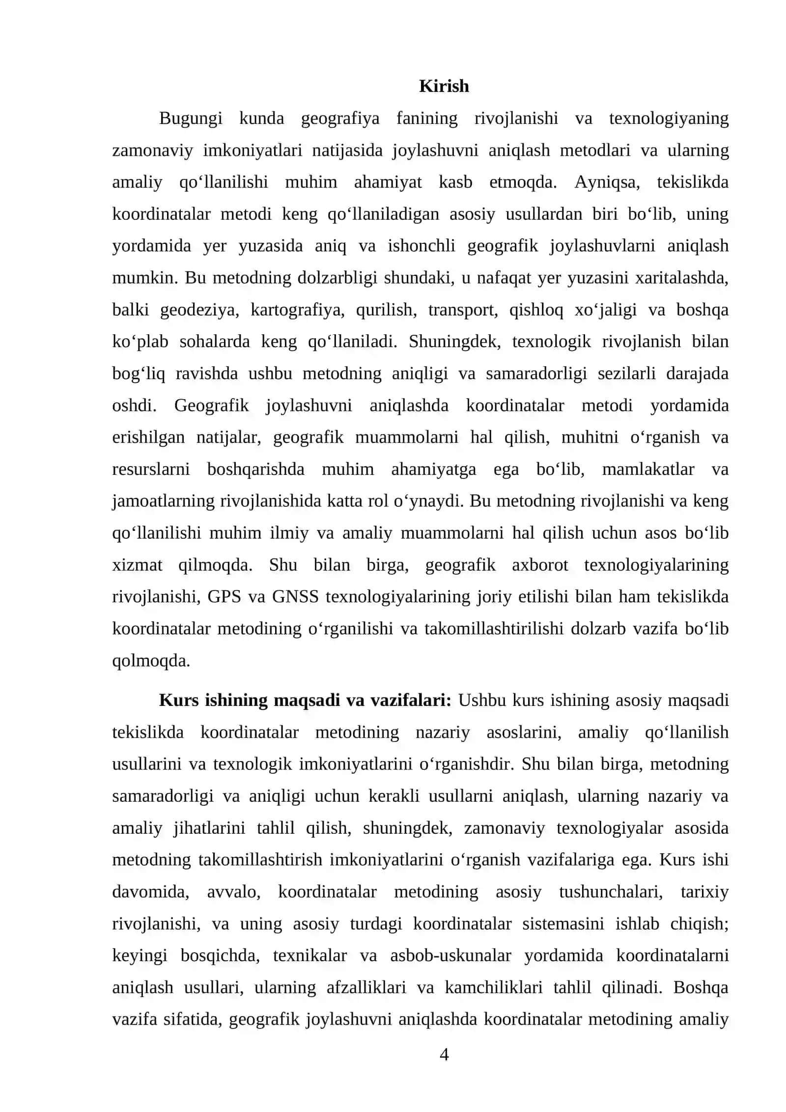 Tekislikda koordinatalar metodi 4
