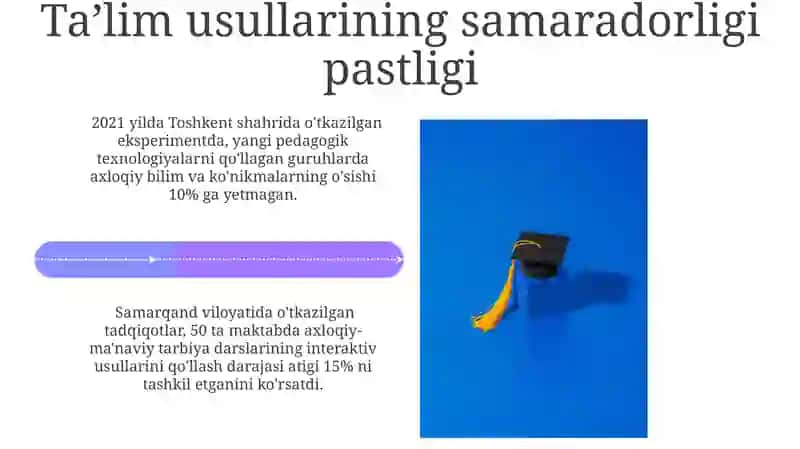 Zamonaviy axloqiy tarbiyaning yutuqlari va kamchiliklari 4