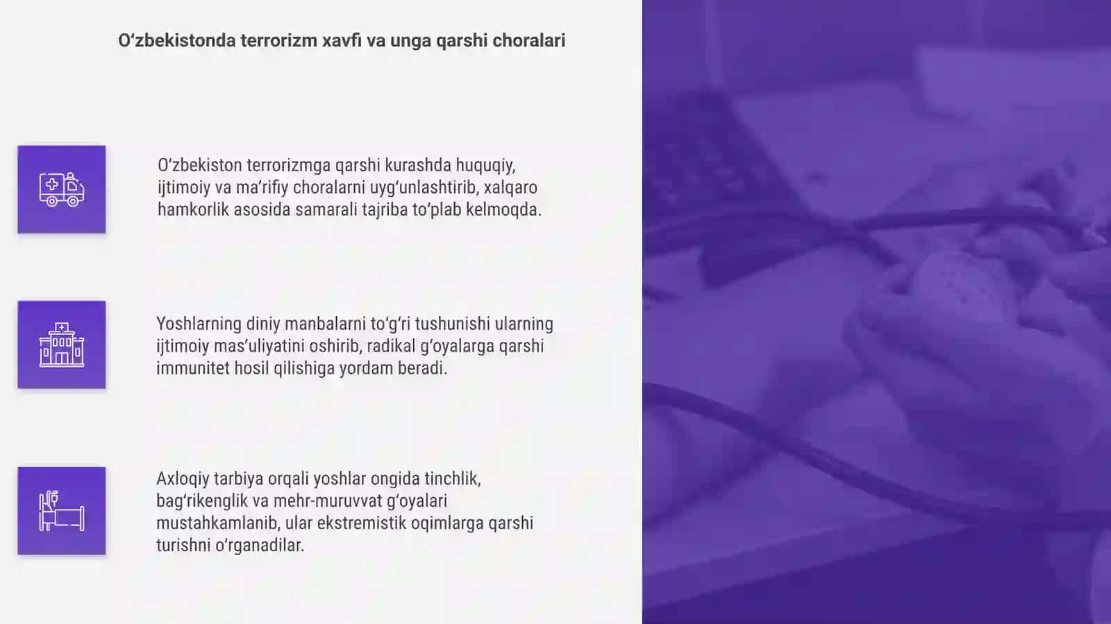 Oʻzbekistonning terrorizmga qarshi kurash tajribasi 4