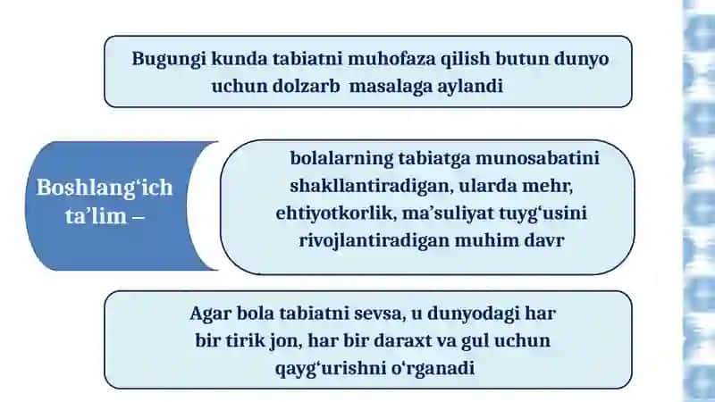 BOSH LANG‘ICH SINFLARDA EKOLOGIK TA’LIM VA TARBIYA 4