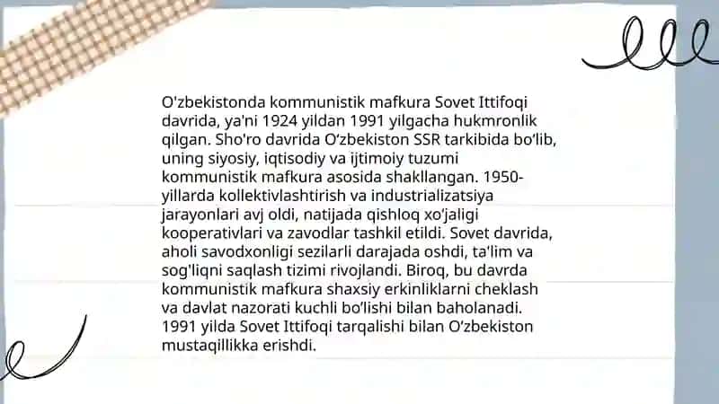 Mustaqillik harakati va uning rivojlanishi 4