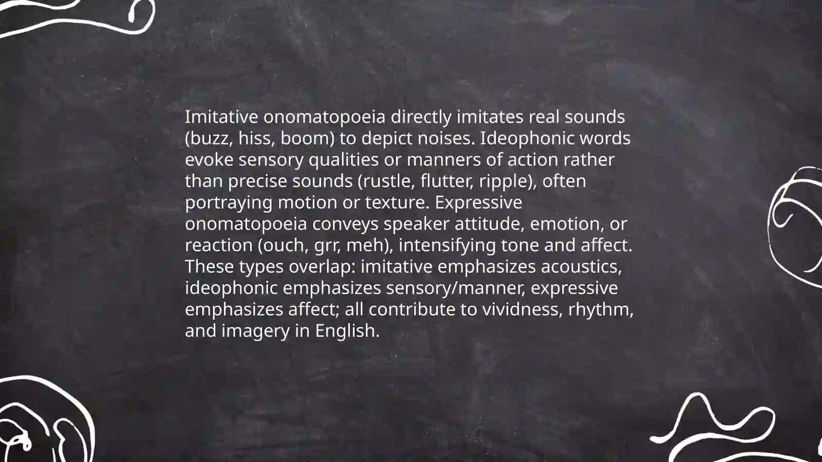 Onomatopoeia in English 4