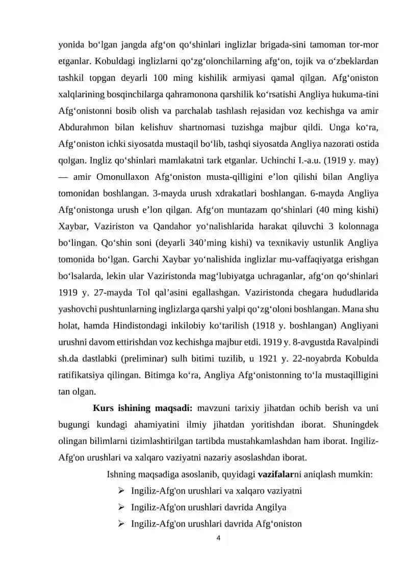 INGILIZ-AFG'ON URUSHLARI VA XALQARO VAZIYAT 4