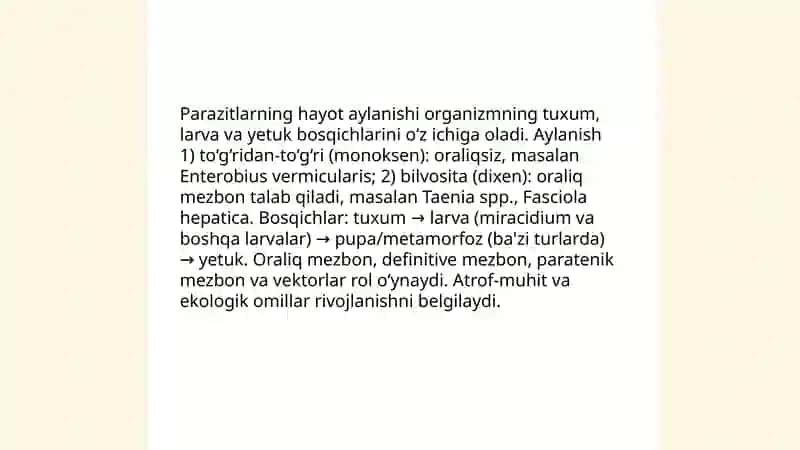 Parazit hayvonlar 4