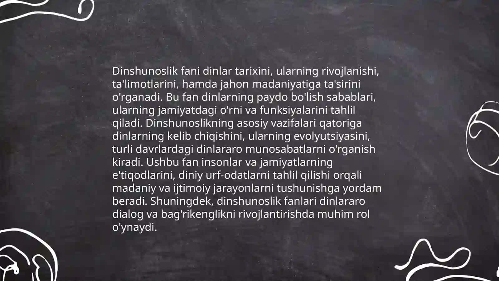 Dinshunoslik fani maqsad va vazifalari 4
