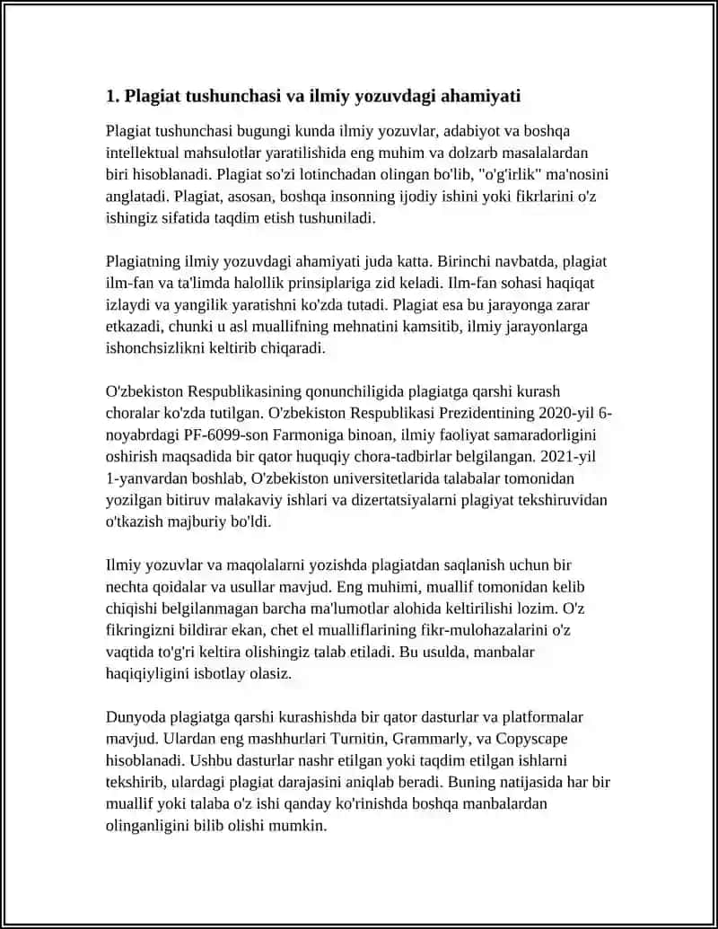 PLAGIATNING OLDINI OLISH UCHUN ILMIY YOZUV QOIDALARI 4