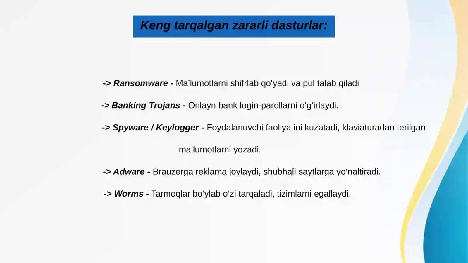 Zararli dasturlarni aniqlash va bartaraf etish usullari 4
