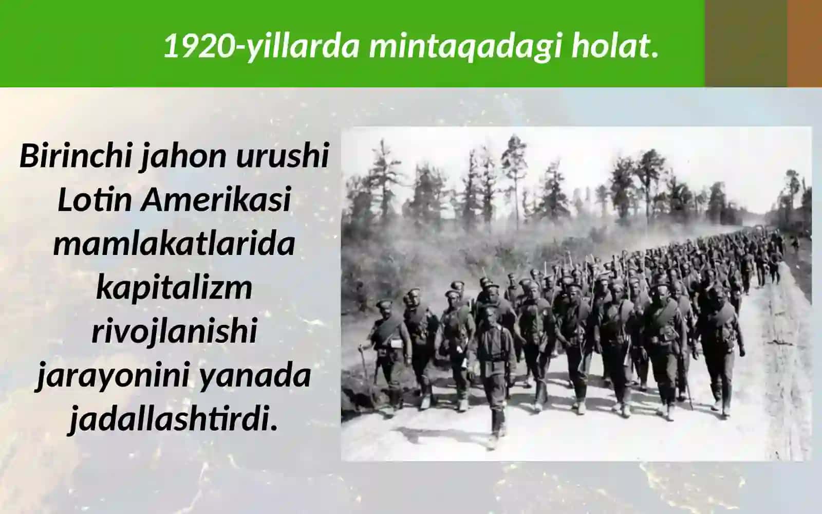 1918 – 1939-yillarda Lotin Amerikasi mamlakatlari 4