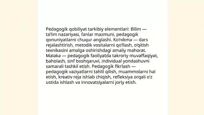 Pedagogik qobiliyat 4