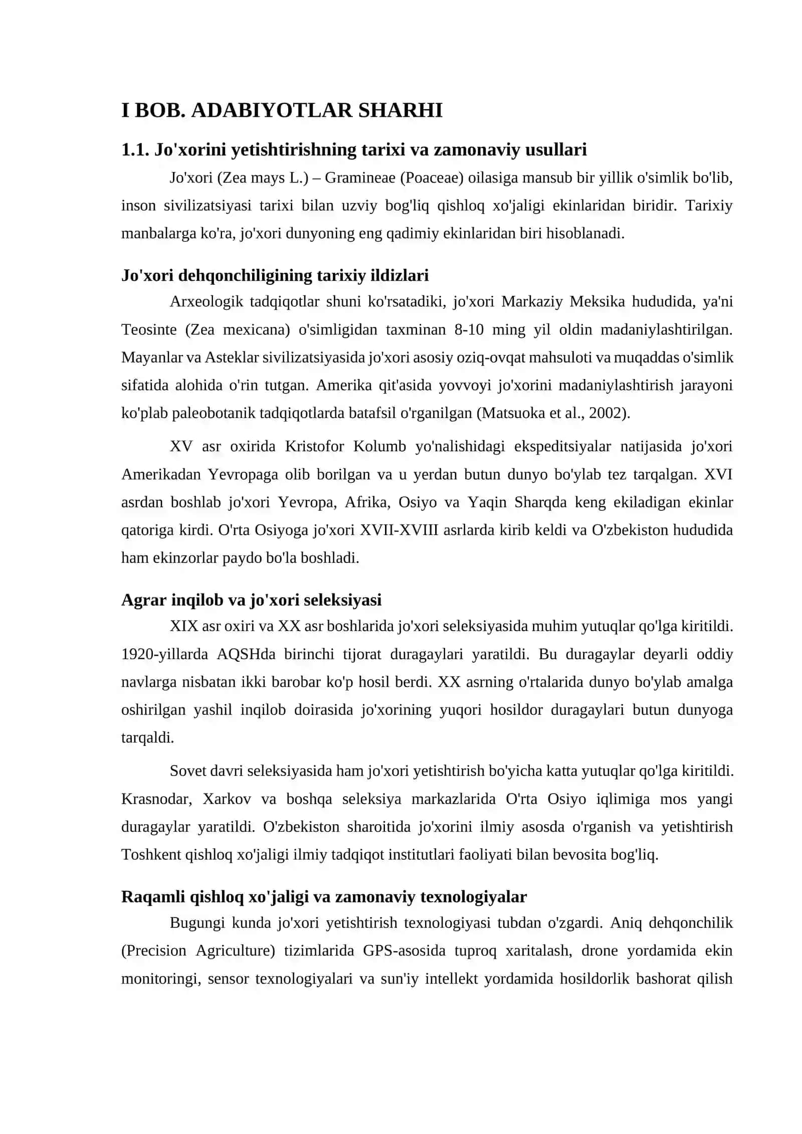 Jo'xori yetishtirish texnologiyasi 4