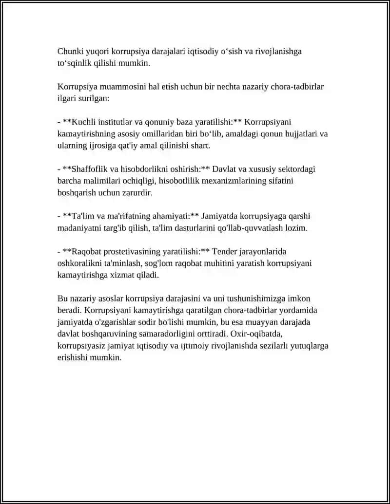 Korrupsiya Institutsional Yondashuv 4