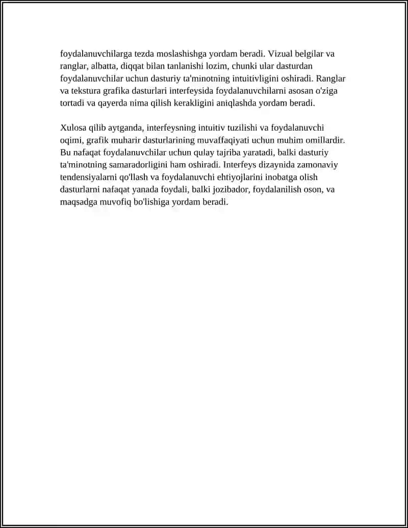 GRAFIK MUHARRIR DASTURLARI UCHUN INTERFEYS DIZAYNI VA VIZUAL IMKONIYATLAR 4
