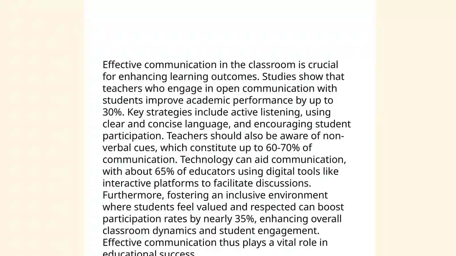Classroom management 4