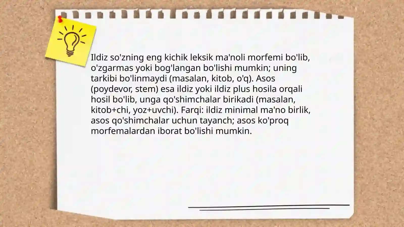So'zning morfem tarkibi 4