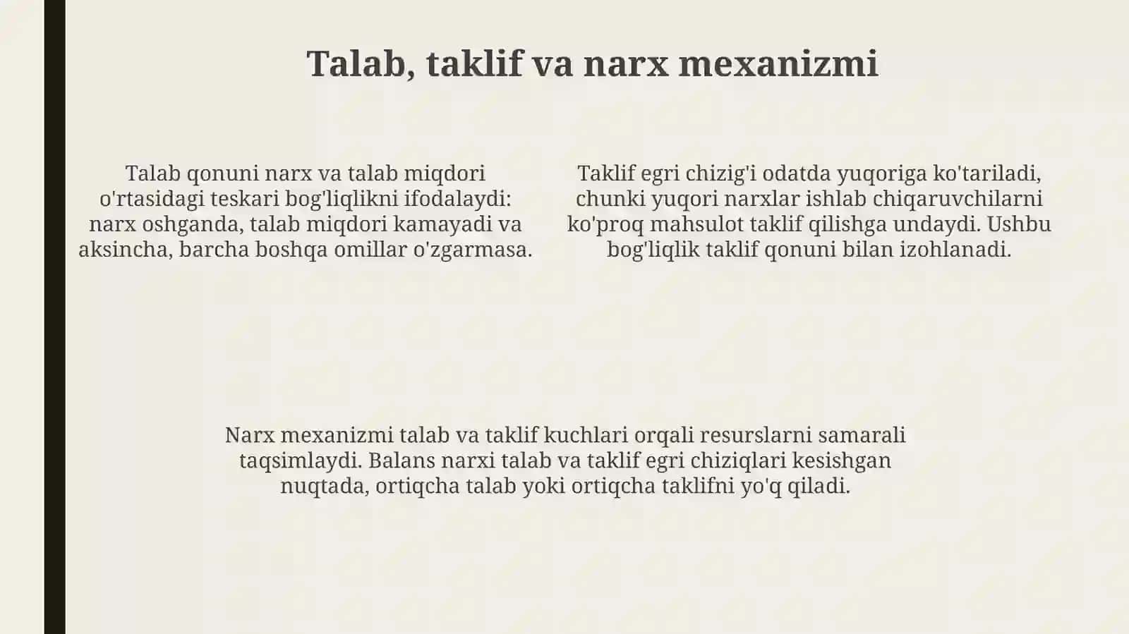Bozor va bozor turlari 4