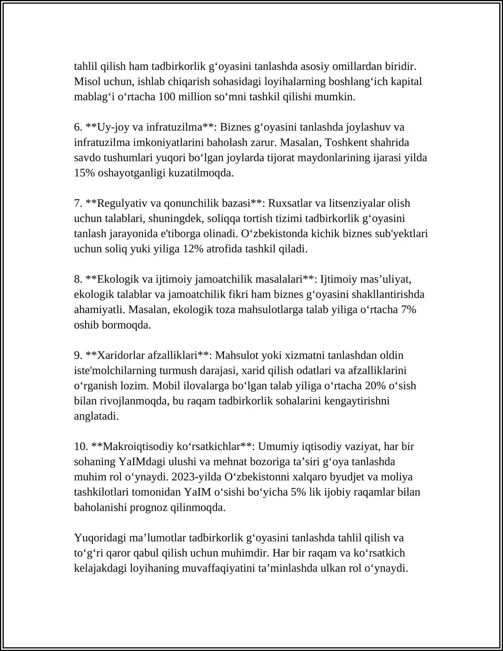 TADBIRKORLIK 4