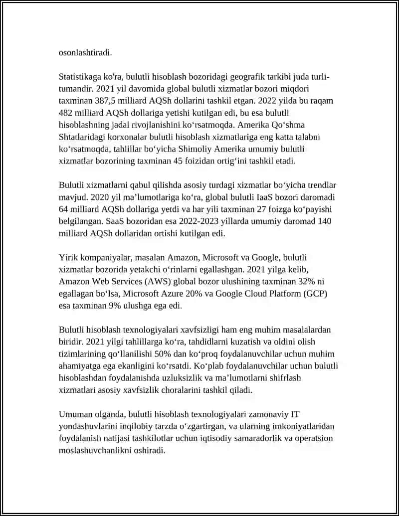 TARMOQ TEXNOLOGIYALARI VA INTERNET XIZMATLARI 4