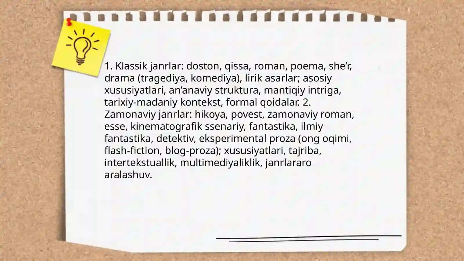Adabiy tur va janrlar 4