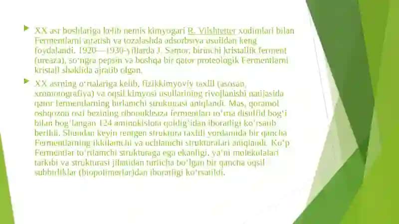 Fermentlarning hujayra ichidagi roʻli 4