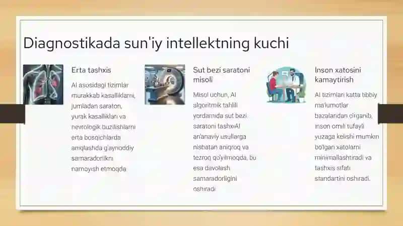 Sun'iy intellektning tibbiyotdagi qo‘llanilishi 4