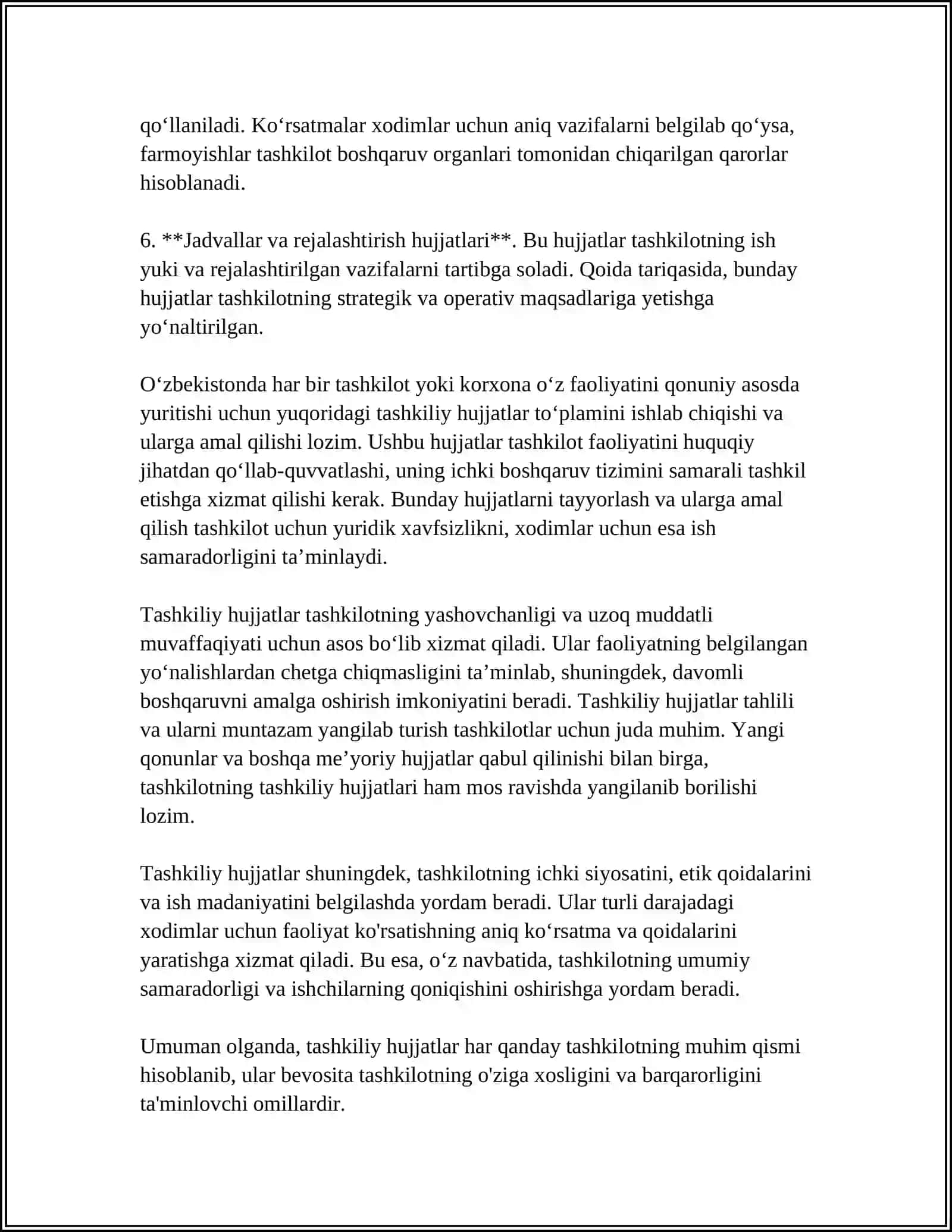 TASHKILIY HUJJATLAR 4